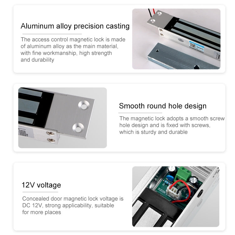 YH-280M Single Door Magnetic Lock With Mortise Mount (280kg) YH-280M Single Door Magnetic Lock With Mortise Mount (280kg)
